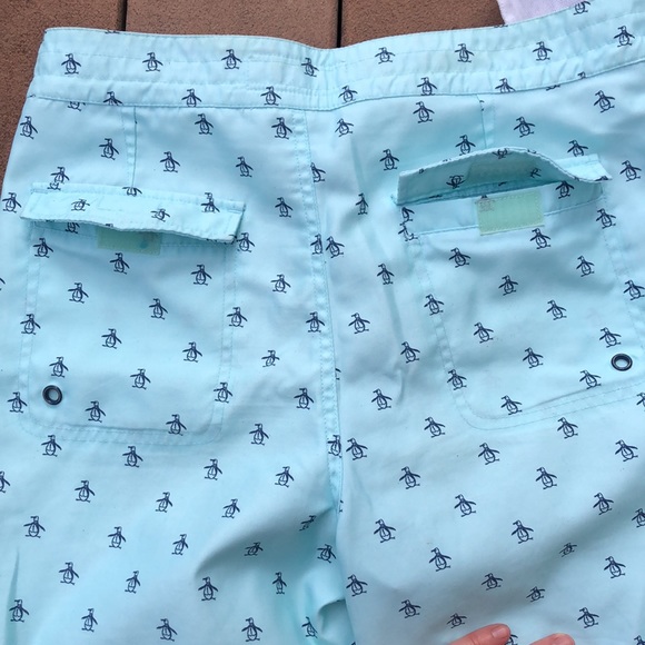 Original Penguin light blue bathing suit - Picture 4 of 6